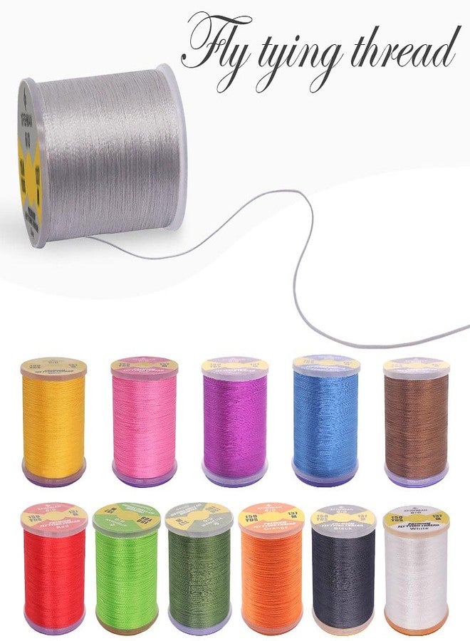 XFISHMAN Fly-Tying-Thread-Kit-6/0-3/0 Fly Tying Supplies Fly Fishing Materials Accessories - Image 2